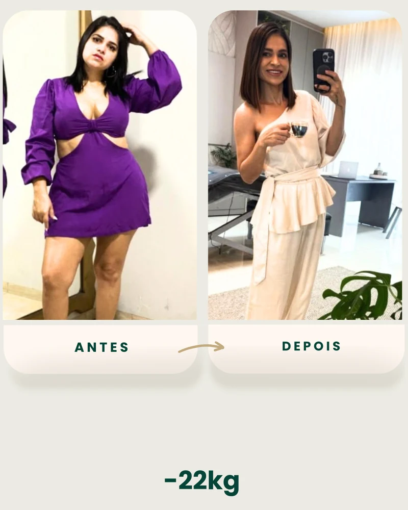 Resultado de emagrecimento — antes e depois (2 de 6)