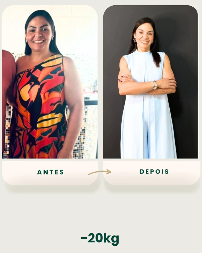 Resultado de emagrecimento — antes e depois (6 de 6)